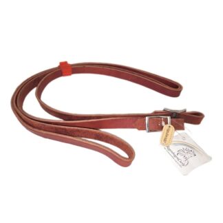 Zügel aus Fettleder, geschlossen